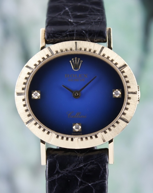 (image for) A ROLEX 18K YELLOW GOLD LADY SIZE MANUAL WINDING WATCH / 4081